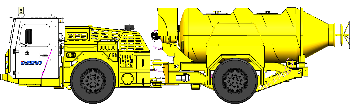 Concrete mixer truck