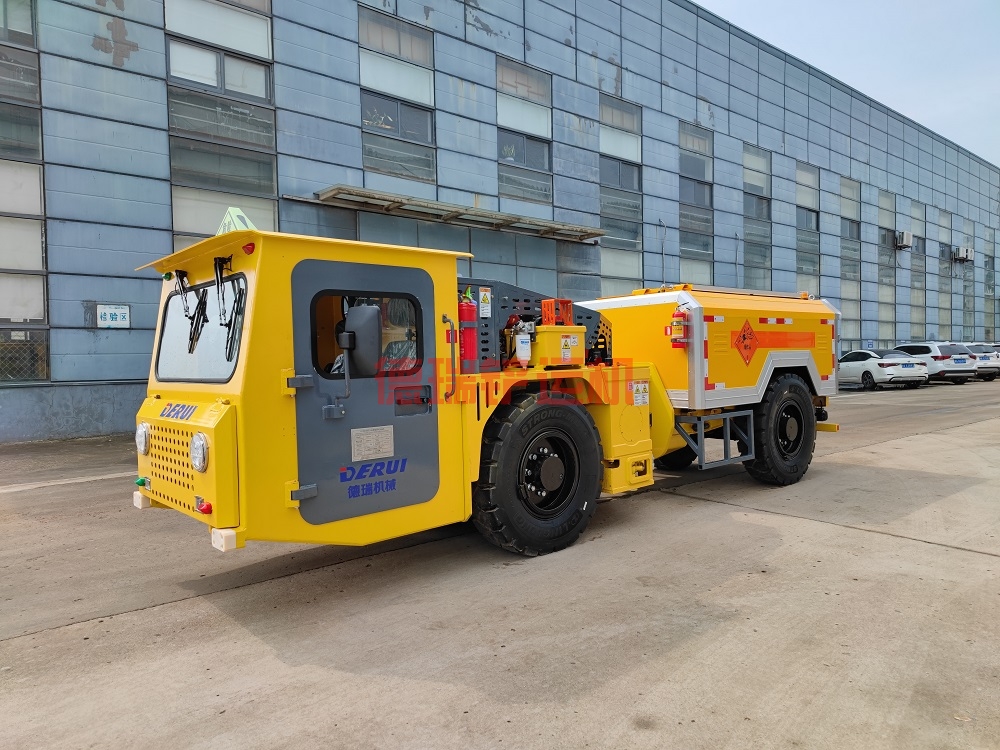 explosives transport truck