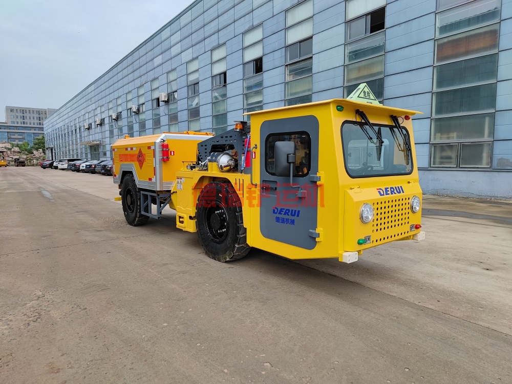 explosives transport truck