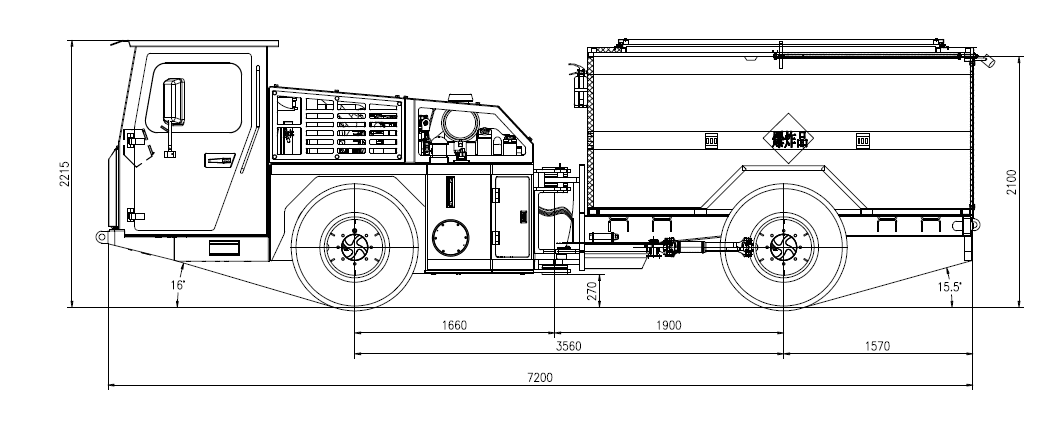 Underground Explosion-Proof Truck